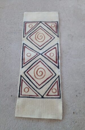 Motifli yün keçe yolluk m1